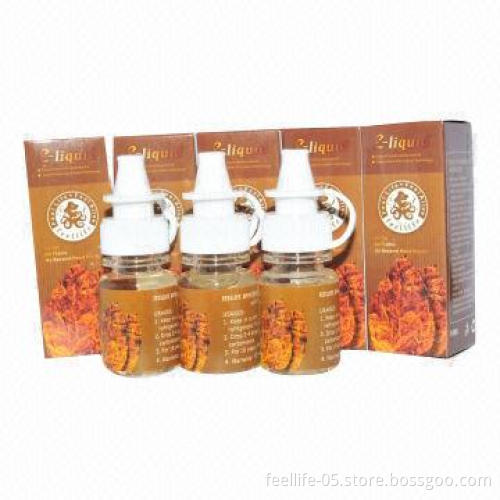 10mL Tobacco E-liquid/E-juice with Variety Flavor Buckle Bottle Refill, OEM/ODM Orders Welcomed